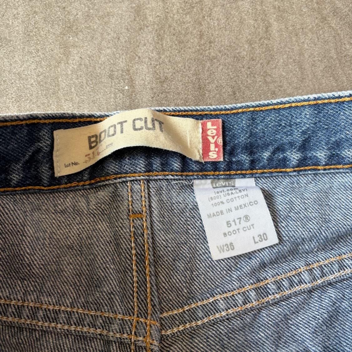 리바이스 정품 517 데님 팬츠 바지 상품이미지6