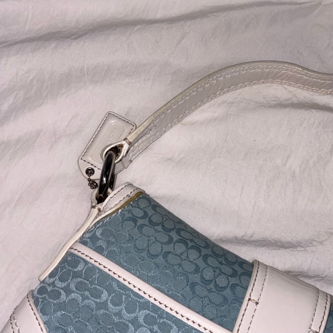 Coach skyblue shoulder bag 상품이미지6