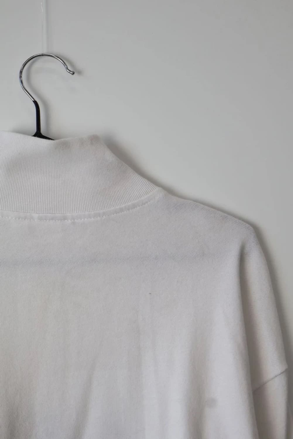 GAP Logo Half Zip Sweatshirt White 상품이미지8