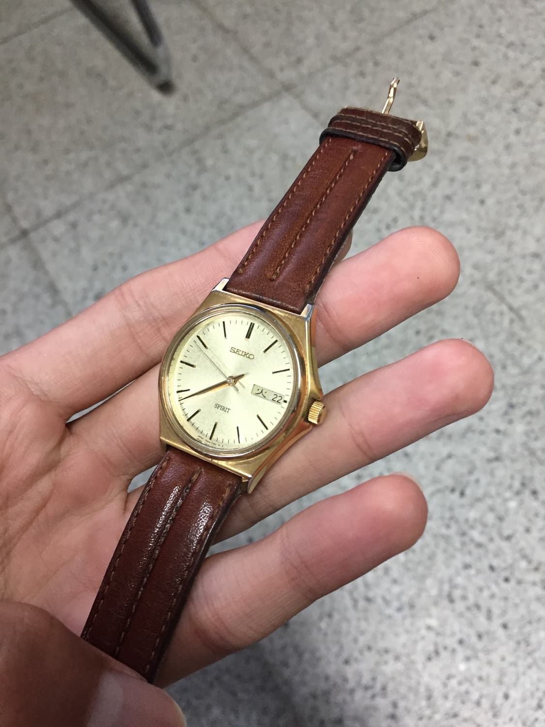 90s seiko spirit quatz gold day-date 상품이미지4