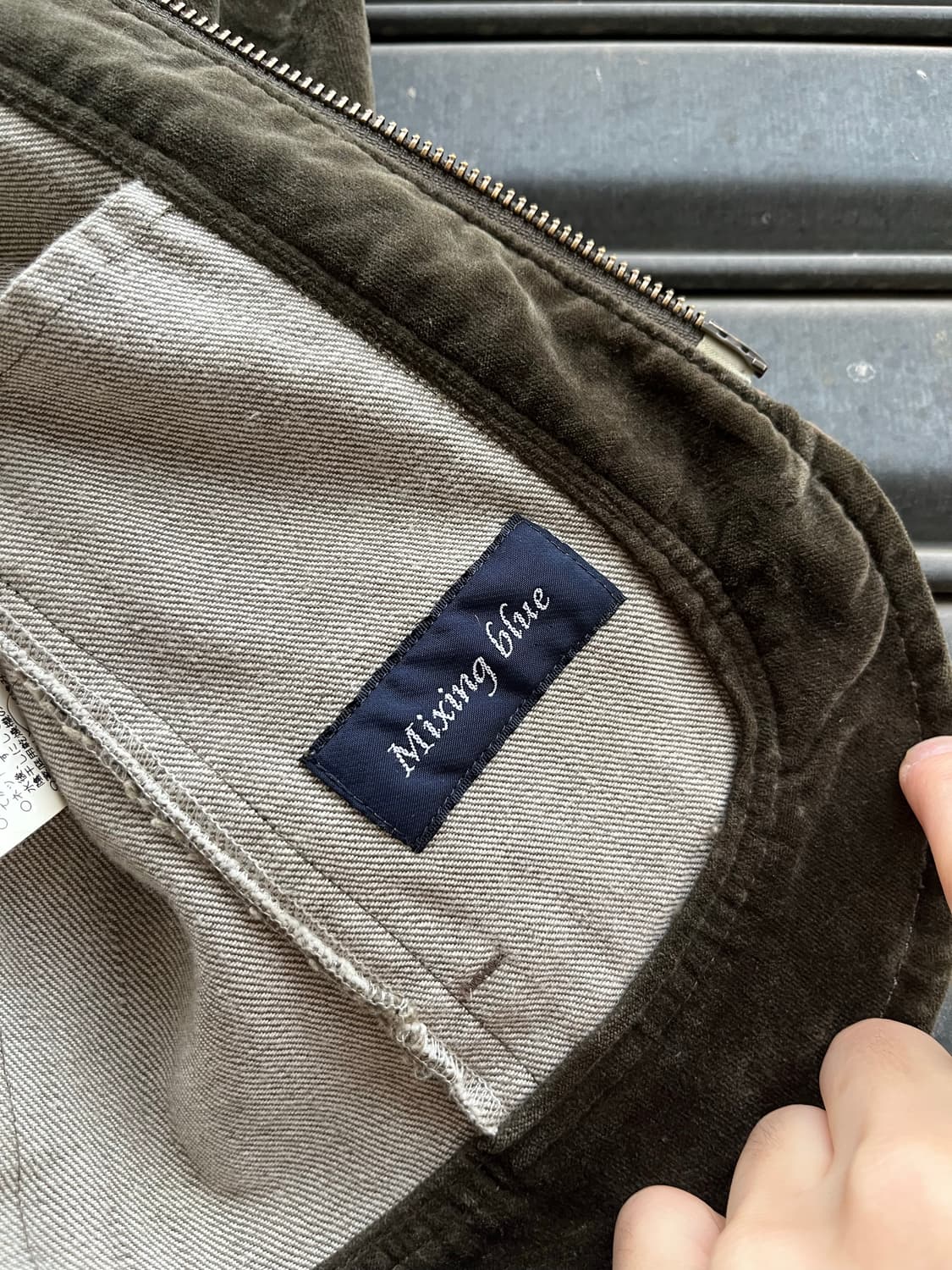 Vintage (made in japan) 하이넥 자켓 상품이미지5