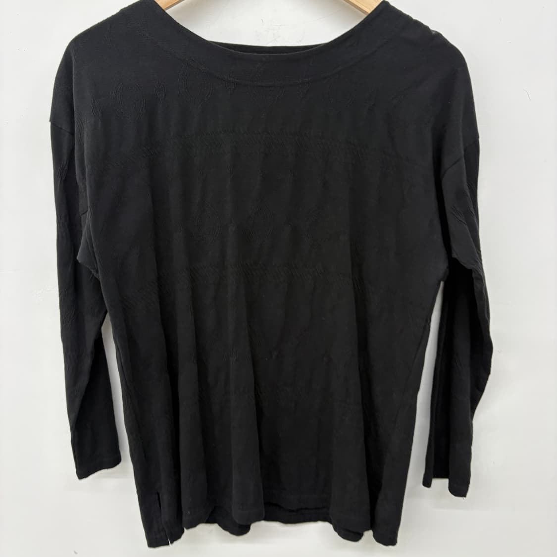 플렌테이션 블랙 긴팔 티셔츠 여성 L 상품이미지2