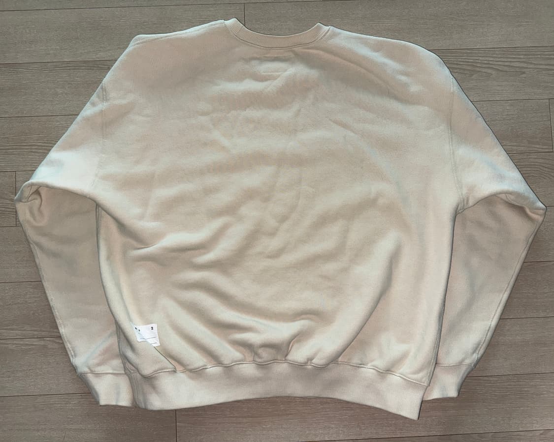 카키스 스탁 크루넥 스웻셔츠 에크루 상품이미지2