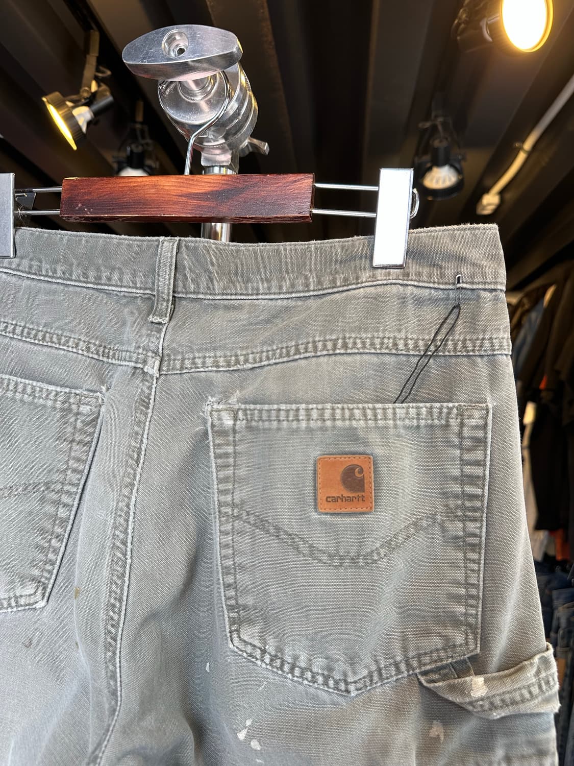 칼하트 더티 싱글니 카펜터 워크팬츠 31x30 상품이미지6