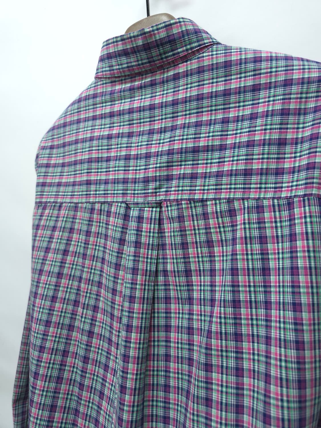 챕스 체크 패턴 버튼다운 빅셔츠(~110) 상품이미지10