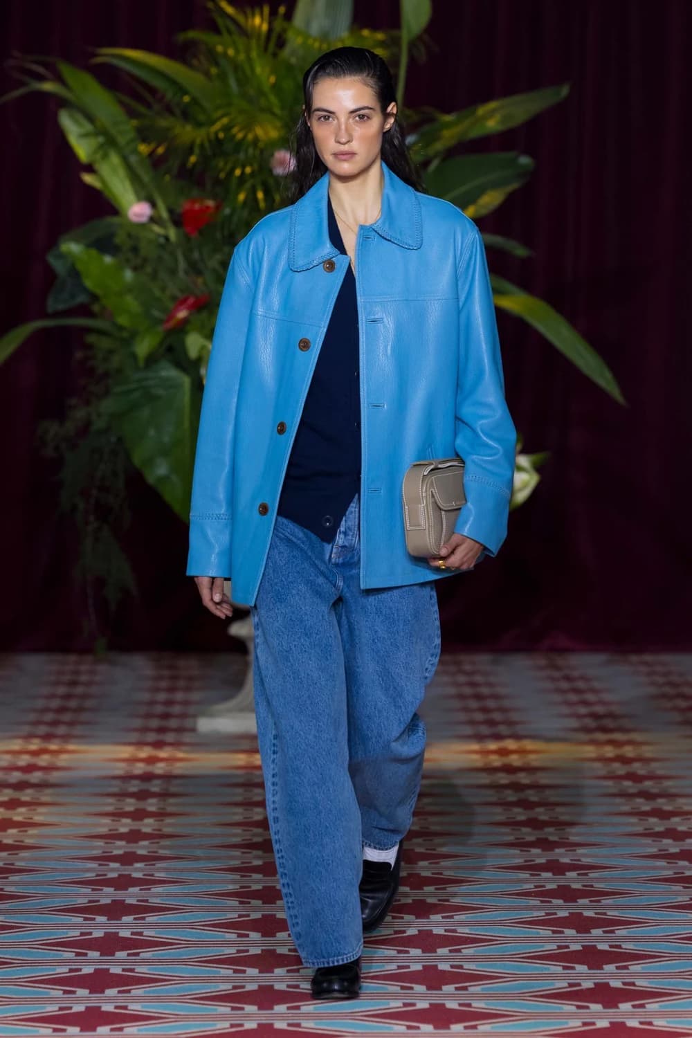 드롤 드 무슈 레더 카코트 상품이미지1