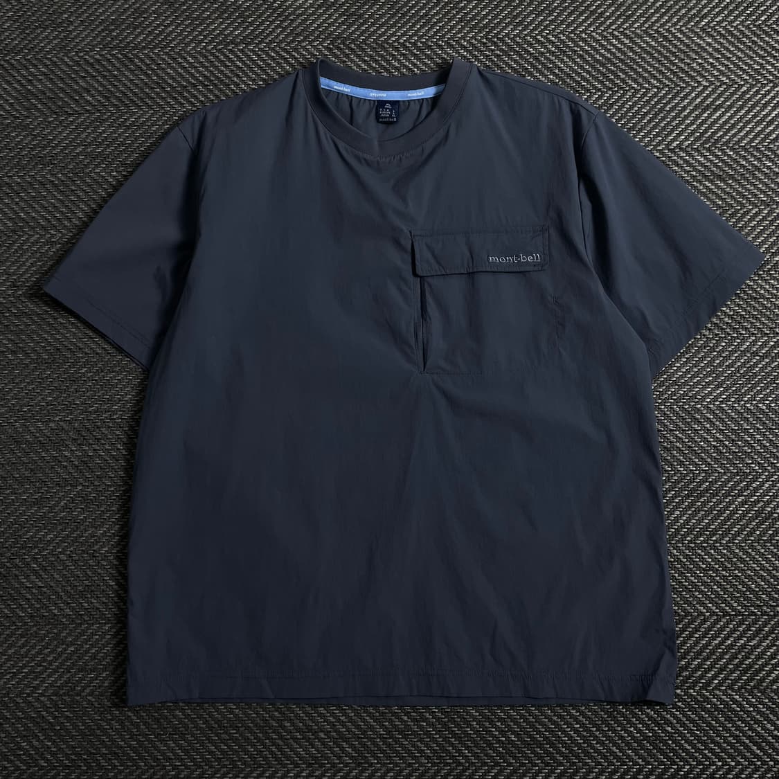 몽벨 아치로고 나일론 포켓 반팔 우븐 웜업 y 3866 상품이미지2