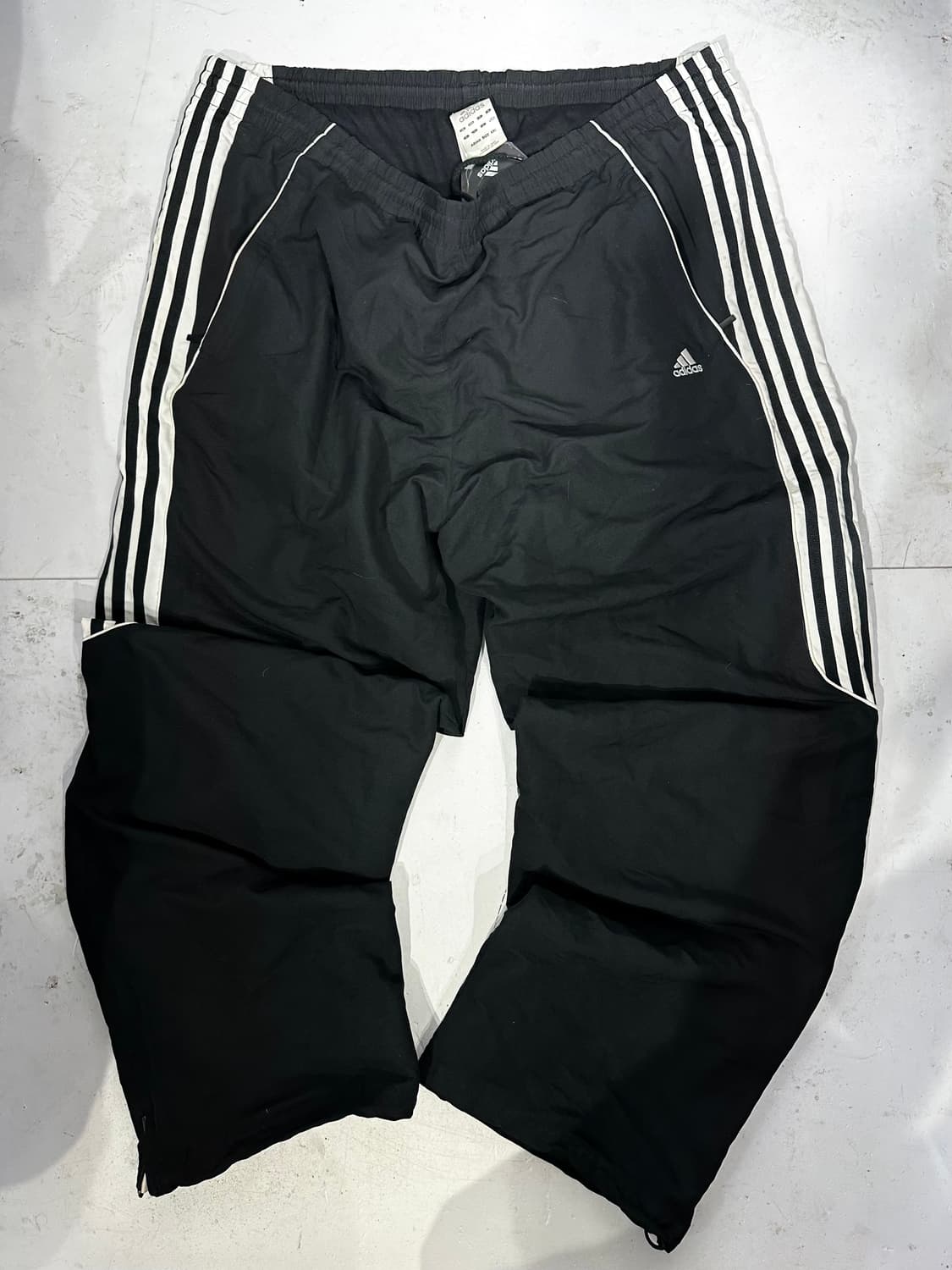 00s 아디다스 블랙 데드스탁 대장급 벌룬핏 와이드 트랙 팬츠 XXL 상품이미지4