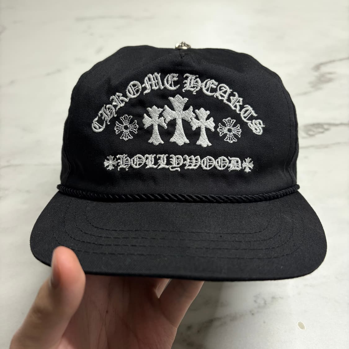 레어) 크롬하츠 세메터리 가스 스테이션 세메터리 캡 모자 블랙 OS 상품이미지1