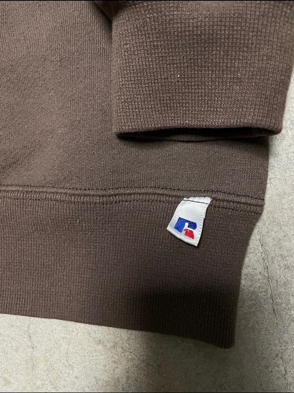 90s 러셀 스웻셔츠 초코 브라운 L 상품이미지4