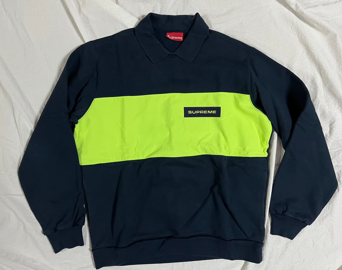 (L)슈프림 폴로 크루넥 스웻셔츠 맨투맨 상품이미지1
