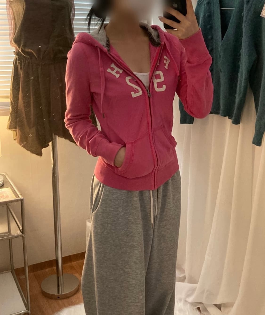 아베크롬비 핑크 후집 상품이미지2