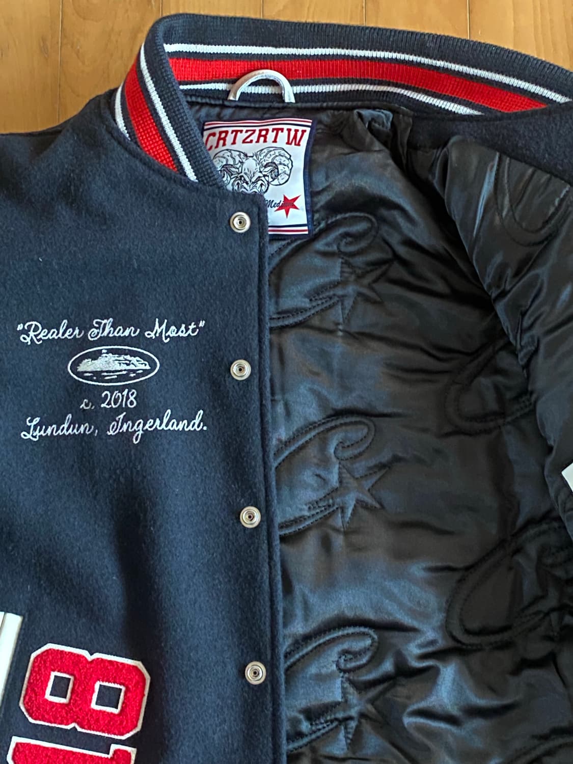 [M] 코르테이즈 corteiz goat varsity jacket 상품이미지4