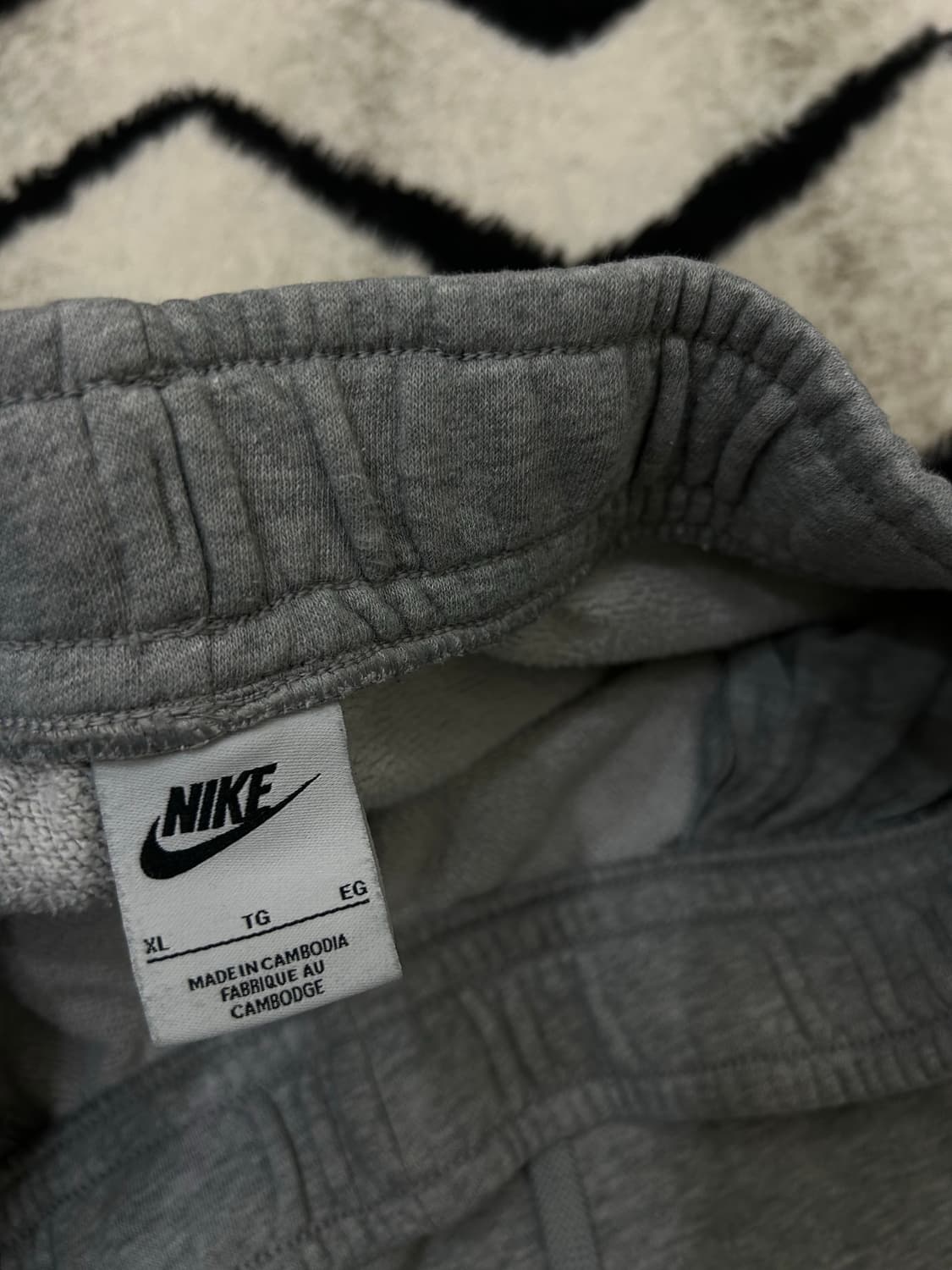 [XL]나이키 클럽 와이드 트레이닝 팬츠/그레이 상품이미지5