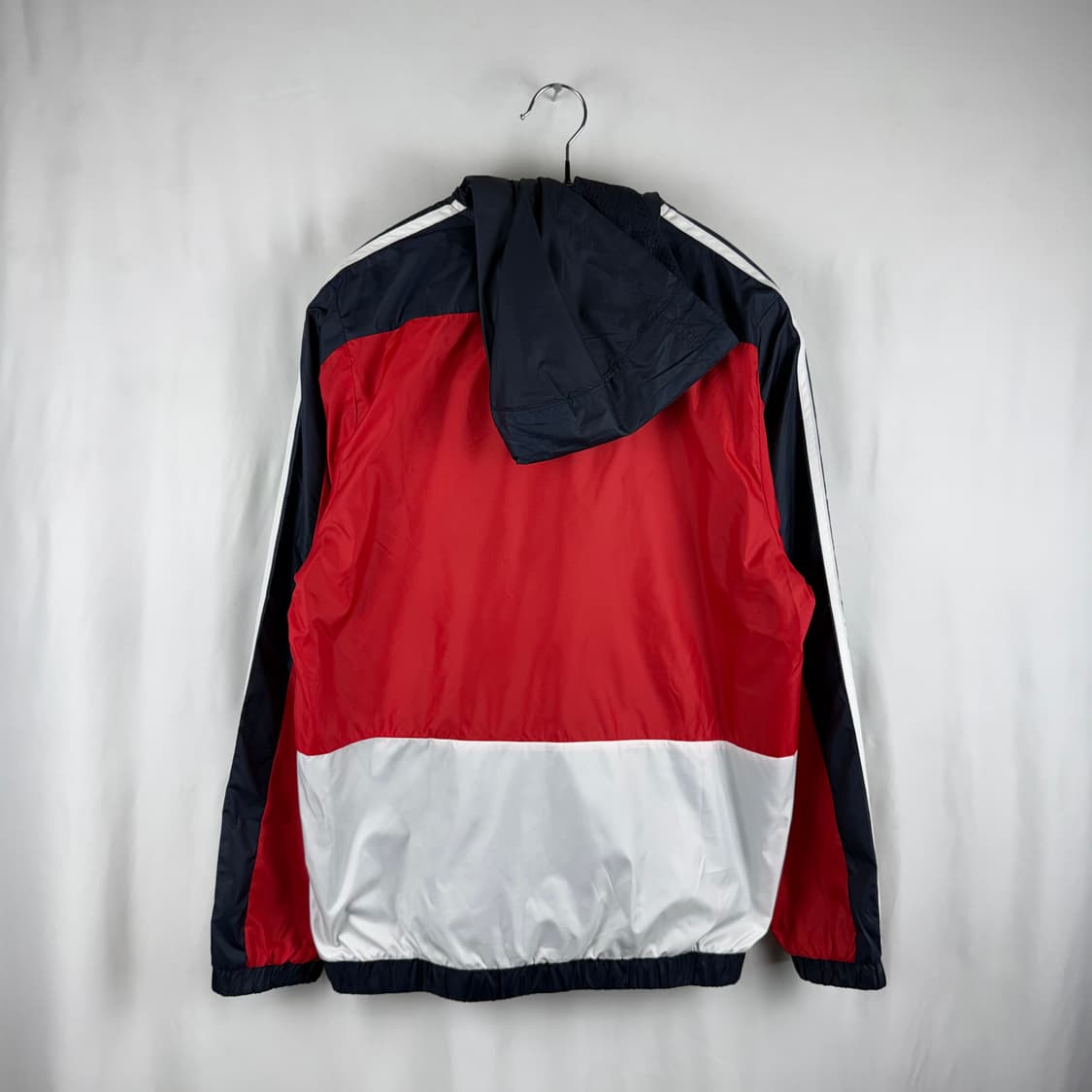 (무료배송)160) 아디다스 삼선 우븐 자켓 네이비/화이트/레드 상품이미지5