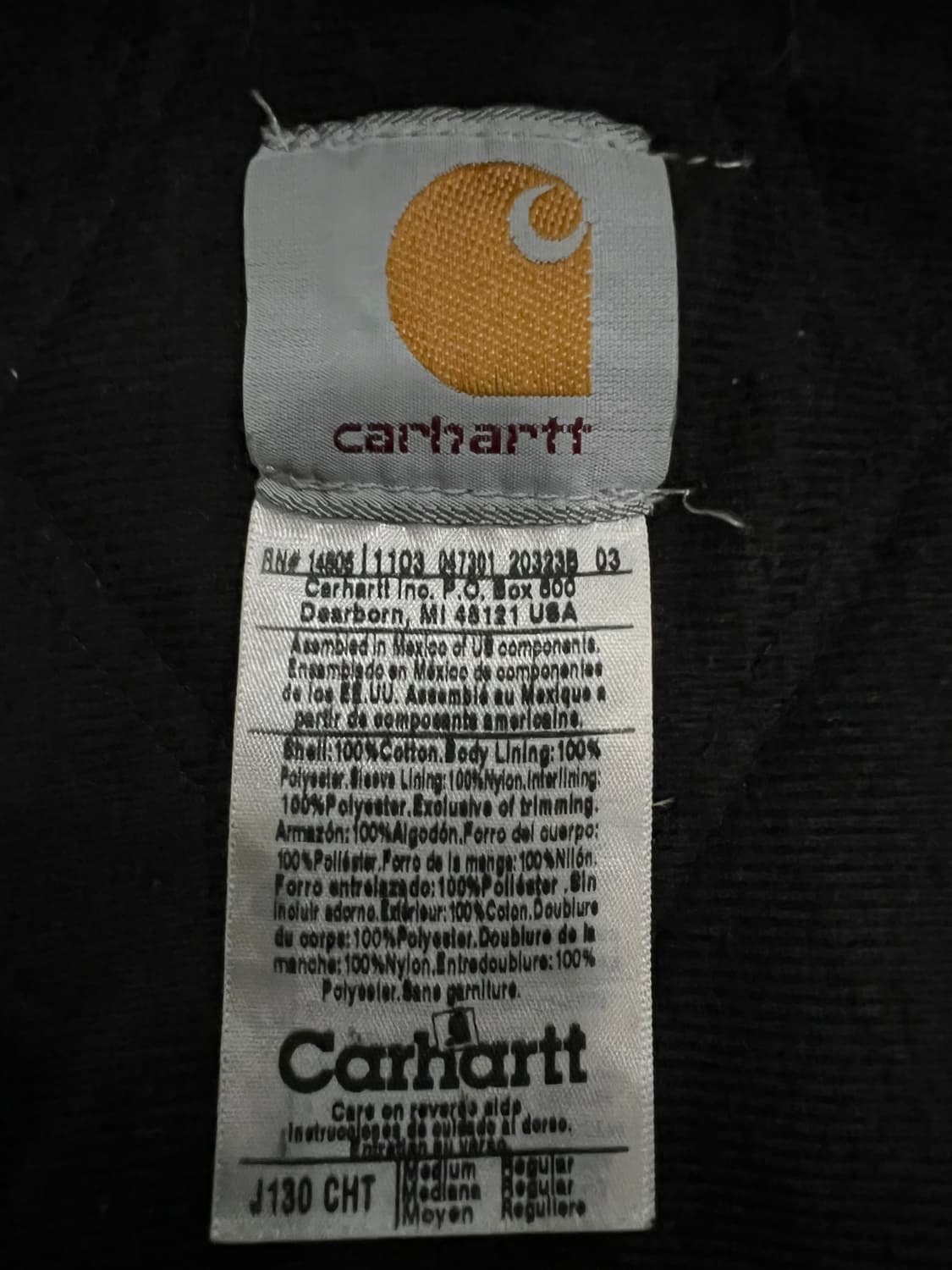 (M) 칼하트 덕 액티브 후드자켓 J130 CHT 체스트넛 상품이미지4