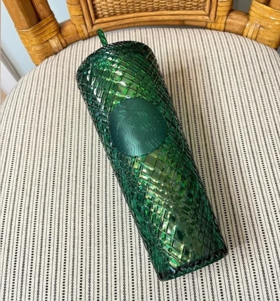 스타벅스 그린 퀄팅 콜드컵 텀블러 상품이미지3