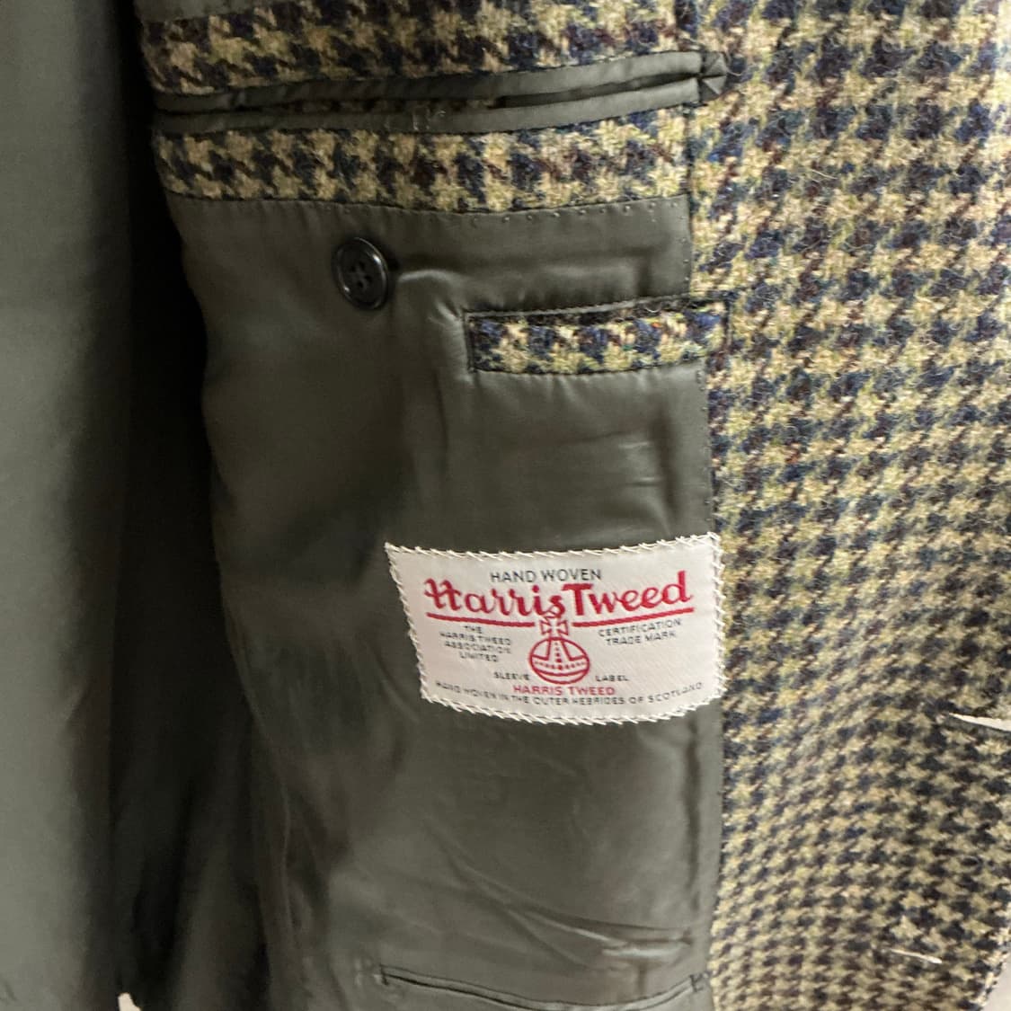 해리스 트위드 블레이저 자켓 상품이미지3