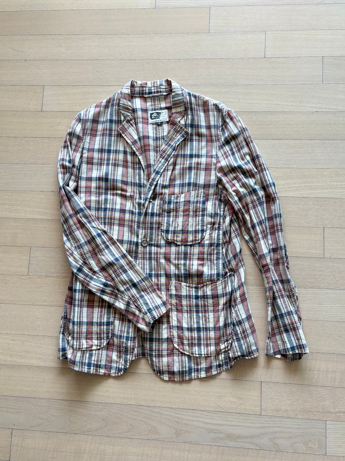 엔지니어드 가먼츠 마드라스 코튼 자켓 S 상품이미지1