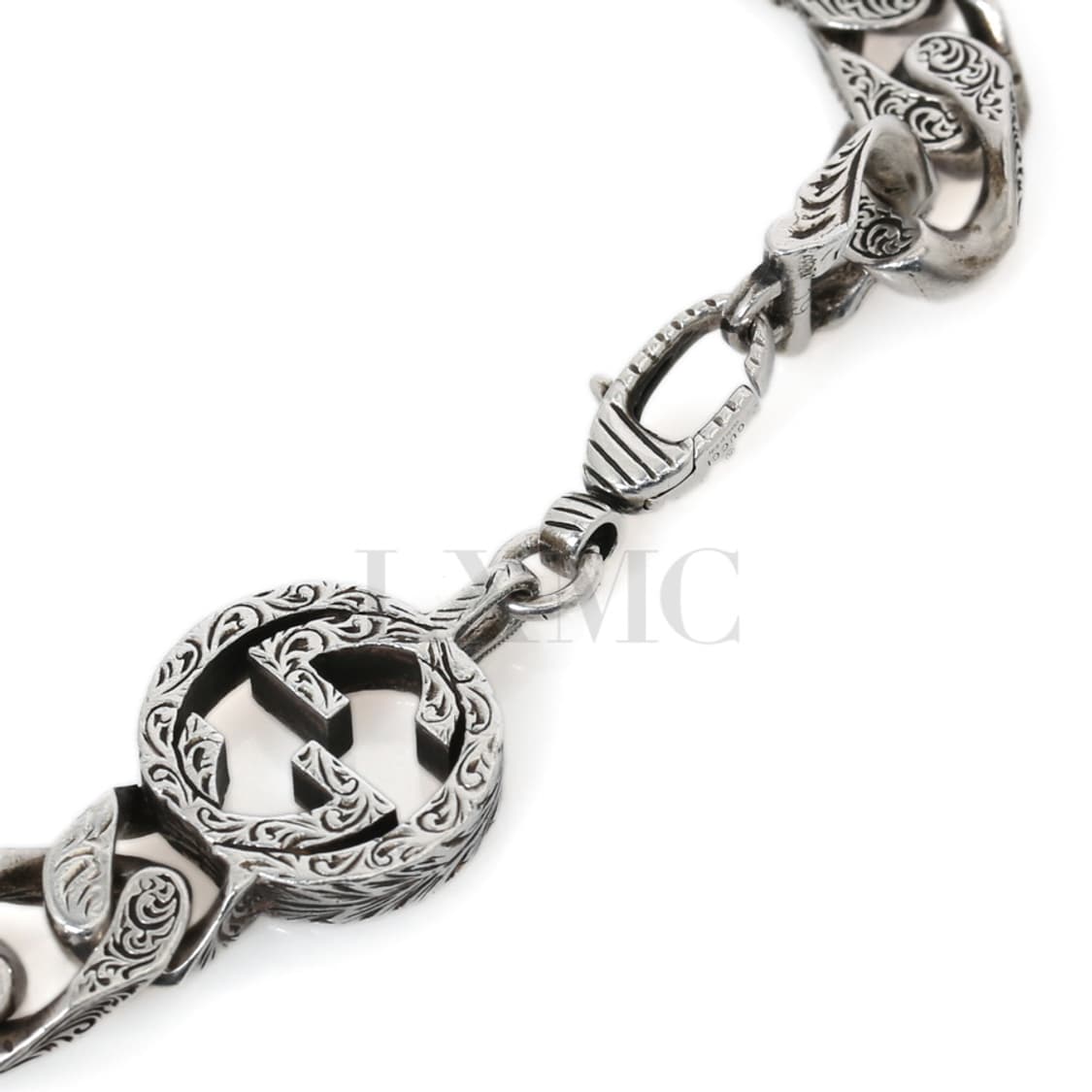 구찌 실버 팔찌 인터로킹 G로고 체인팔찌 454245 상품이미지4