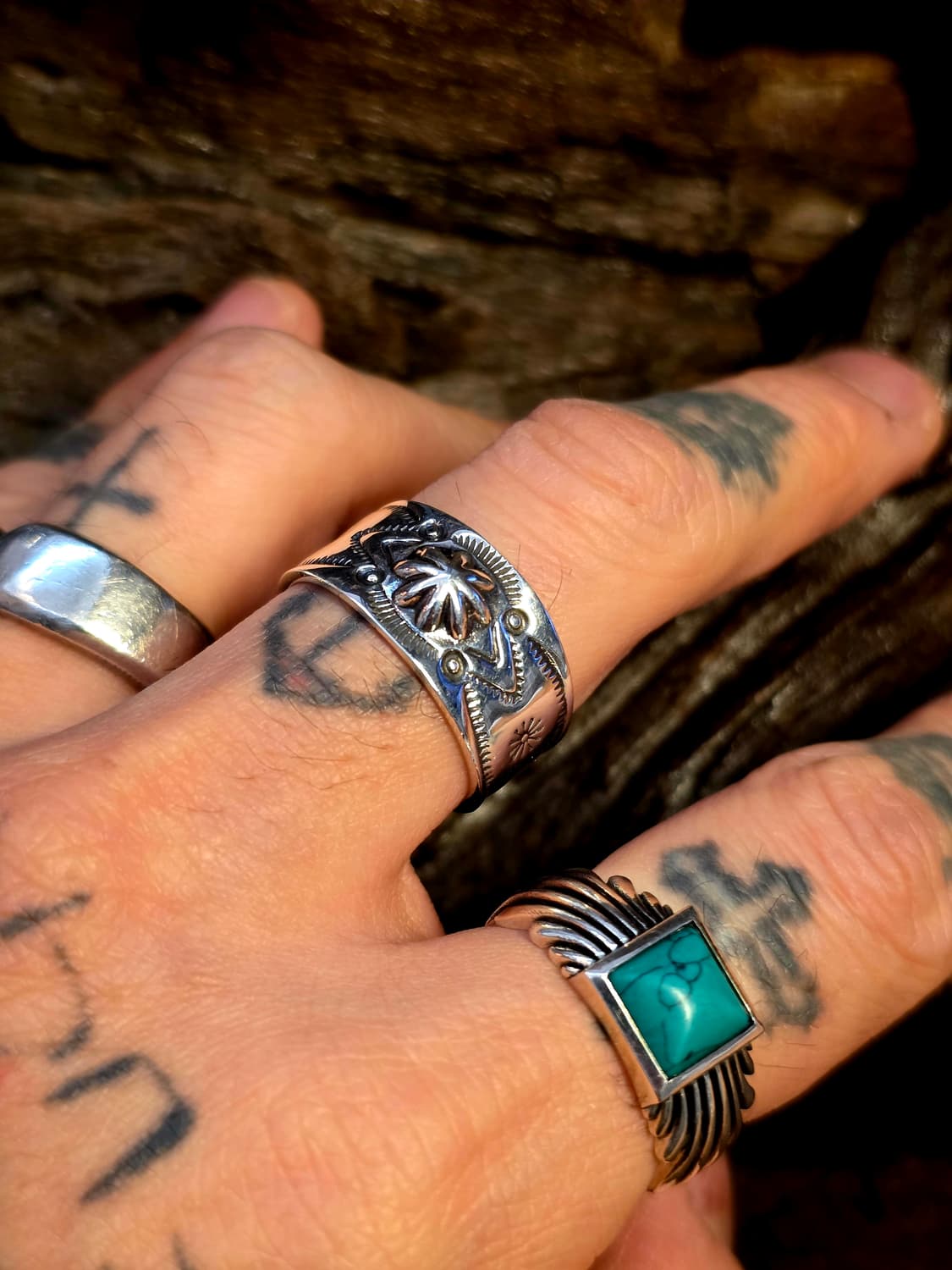 3cross silver925 navajo totem indi ring 상품이미지9