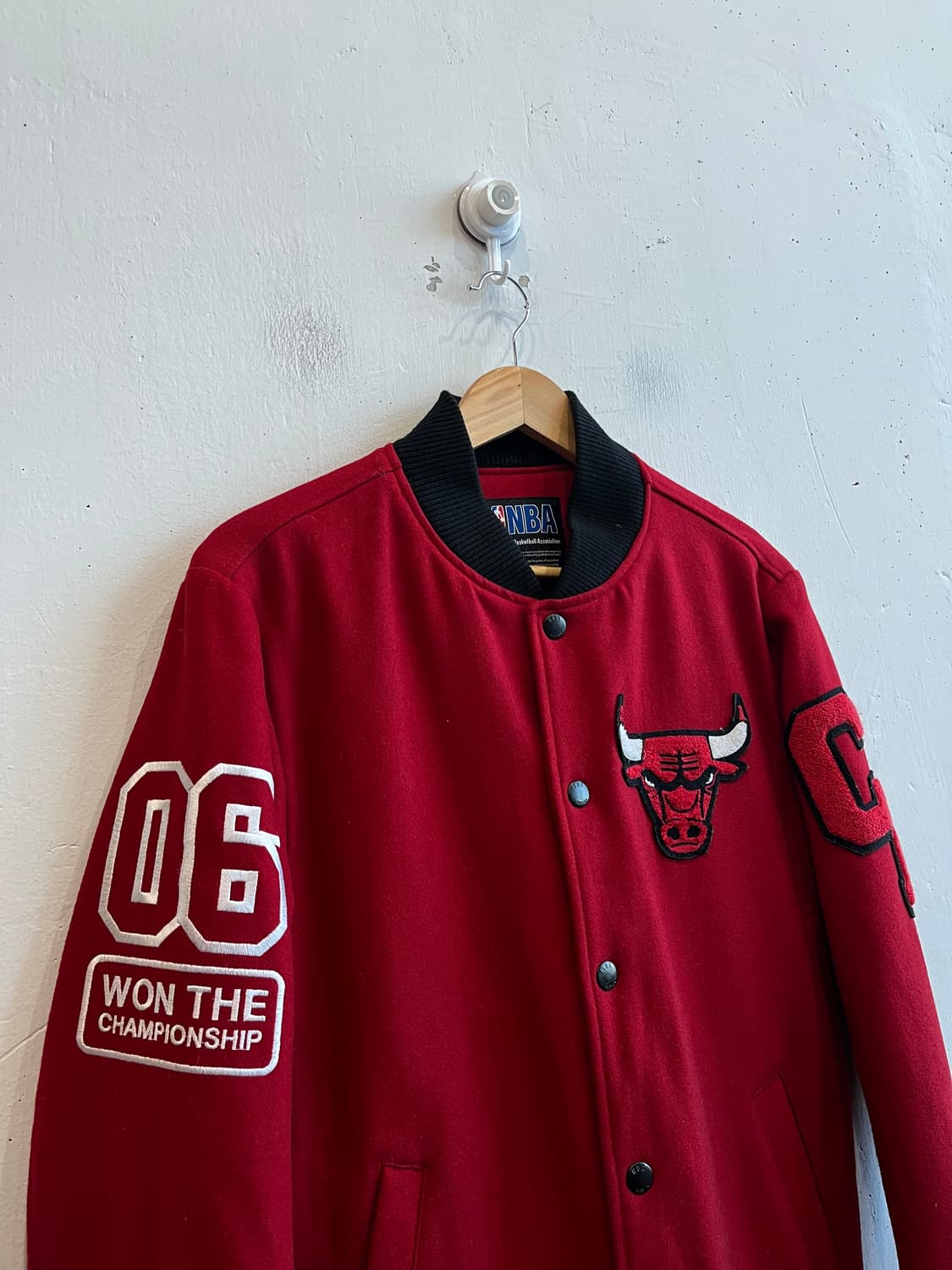 NBA 시카고불스 울 스타디움 바시티 자켓 M 상품이미지2