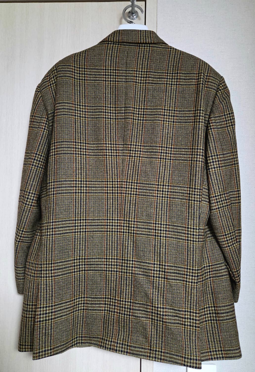 [GFT정품] 빈티지 발렌티노 우모 퓨어 울 체크 블레이저 상품이미지2