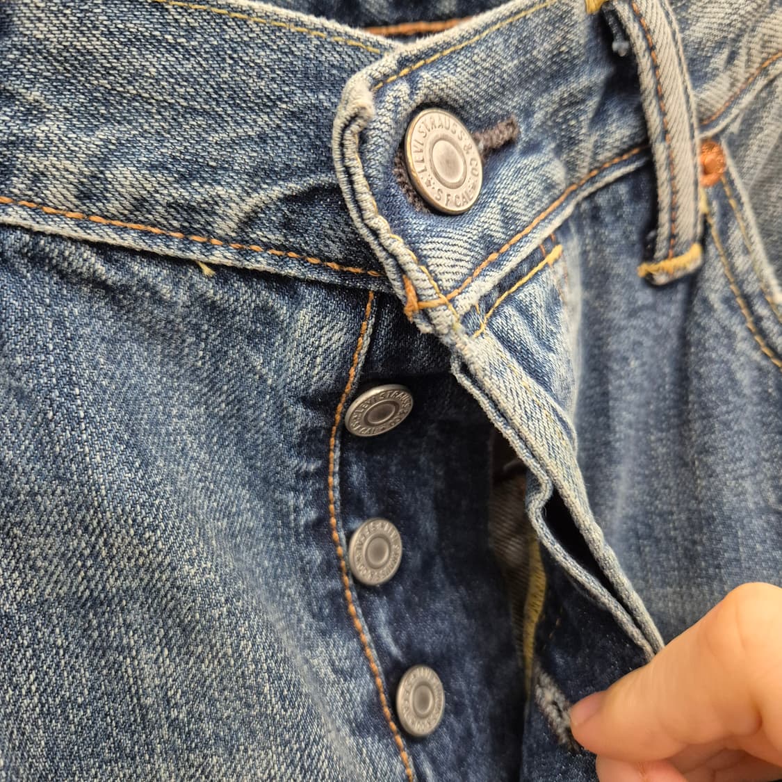 리바이스 501 오리지널 핏 32 상품이미지5