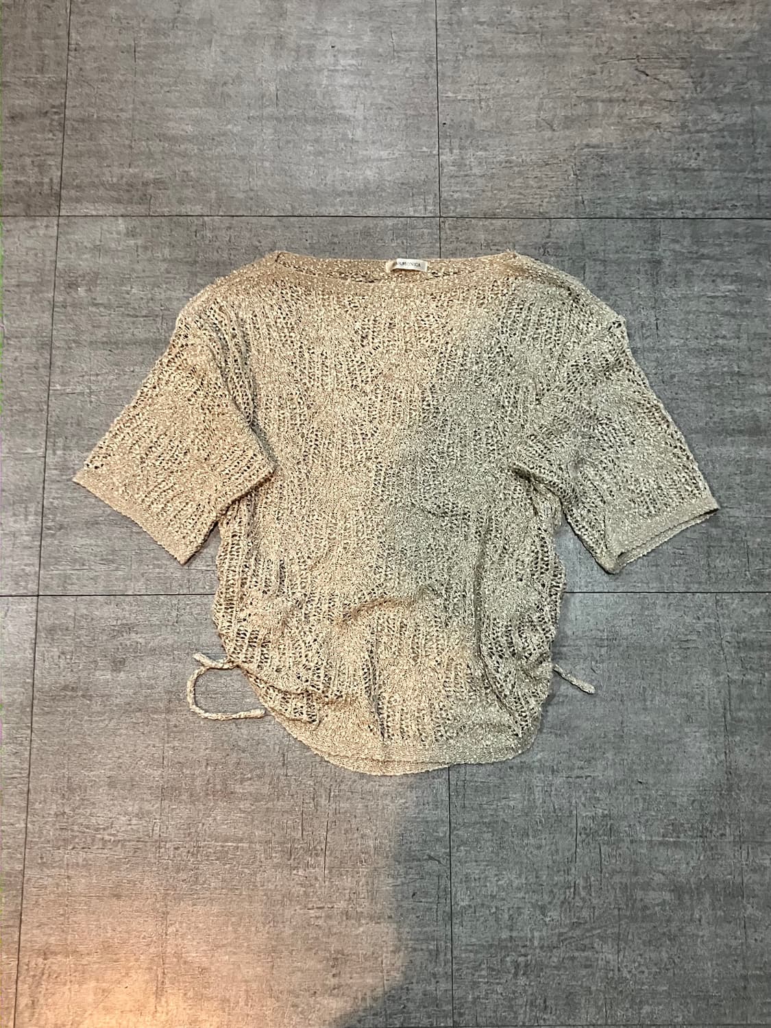 일본빈티지 Harmonica 핀터깔y2k 달천깔페어리 네트셔링티셔츠 상품이미지1