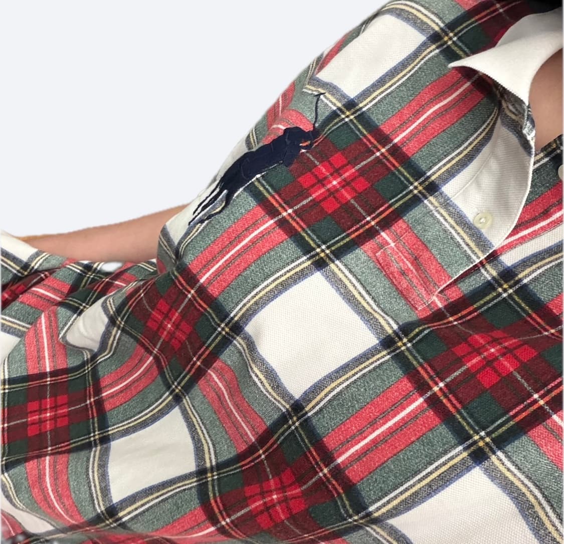 ✨폴로 랄프로렌 빅포니 체크 타탄 PK 카라티✨ 상품이미지1