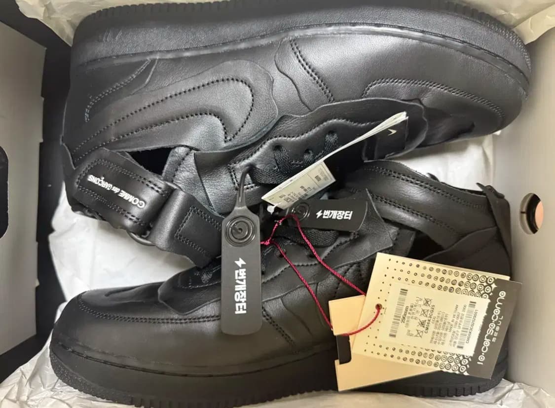 (미시착 새상품)[290]나이키 x 꼼데가르송 옴므 플러스 에어포스 미드 상품이미지2