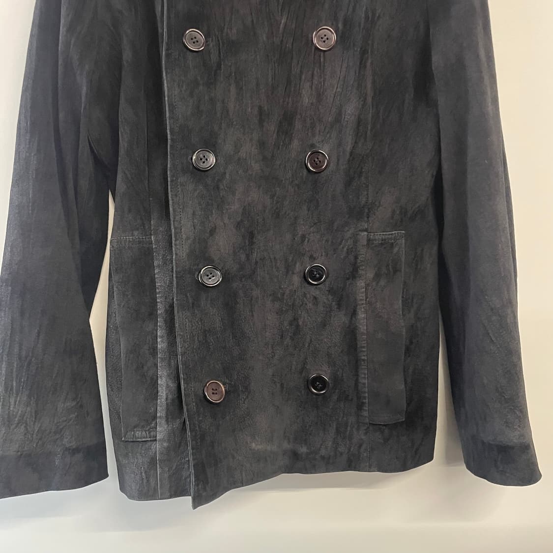 요지야마모토 피그스킨 스웨이드 자켓 상품이미지5