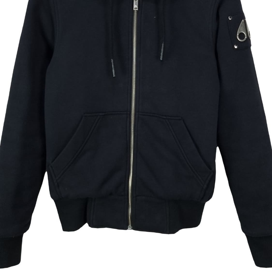 [무스너클] 버니스웨터 후드 집업 블랙 P01518 상품이미지5