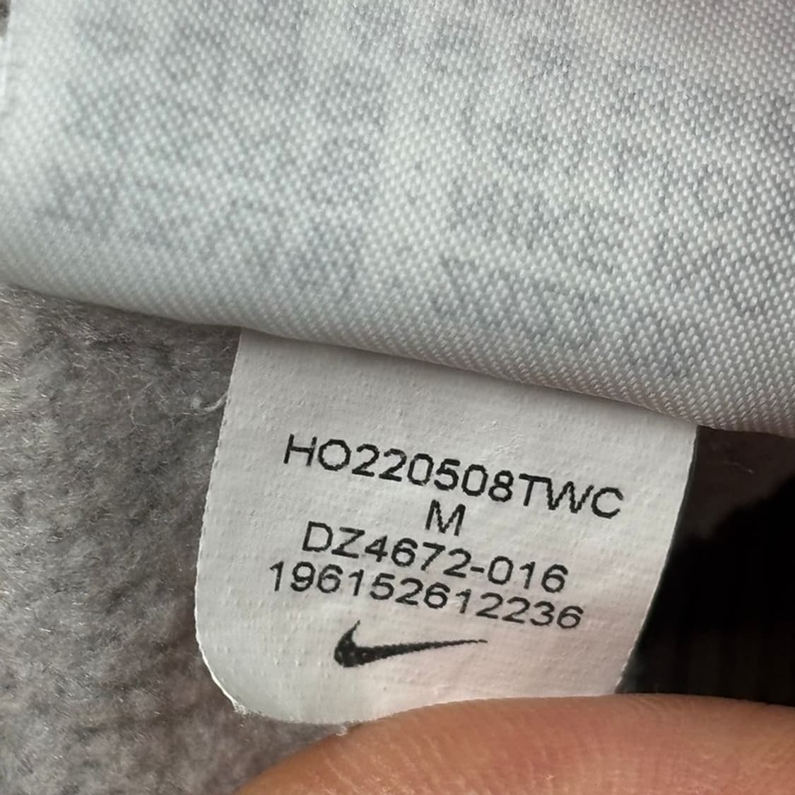 NIKE 스웻 팬츠 그레이 M 상품이미지9