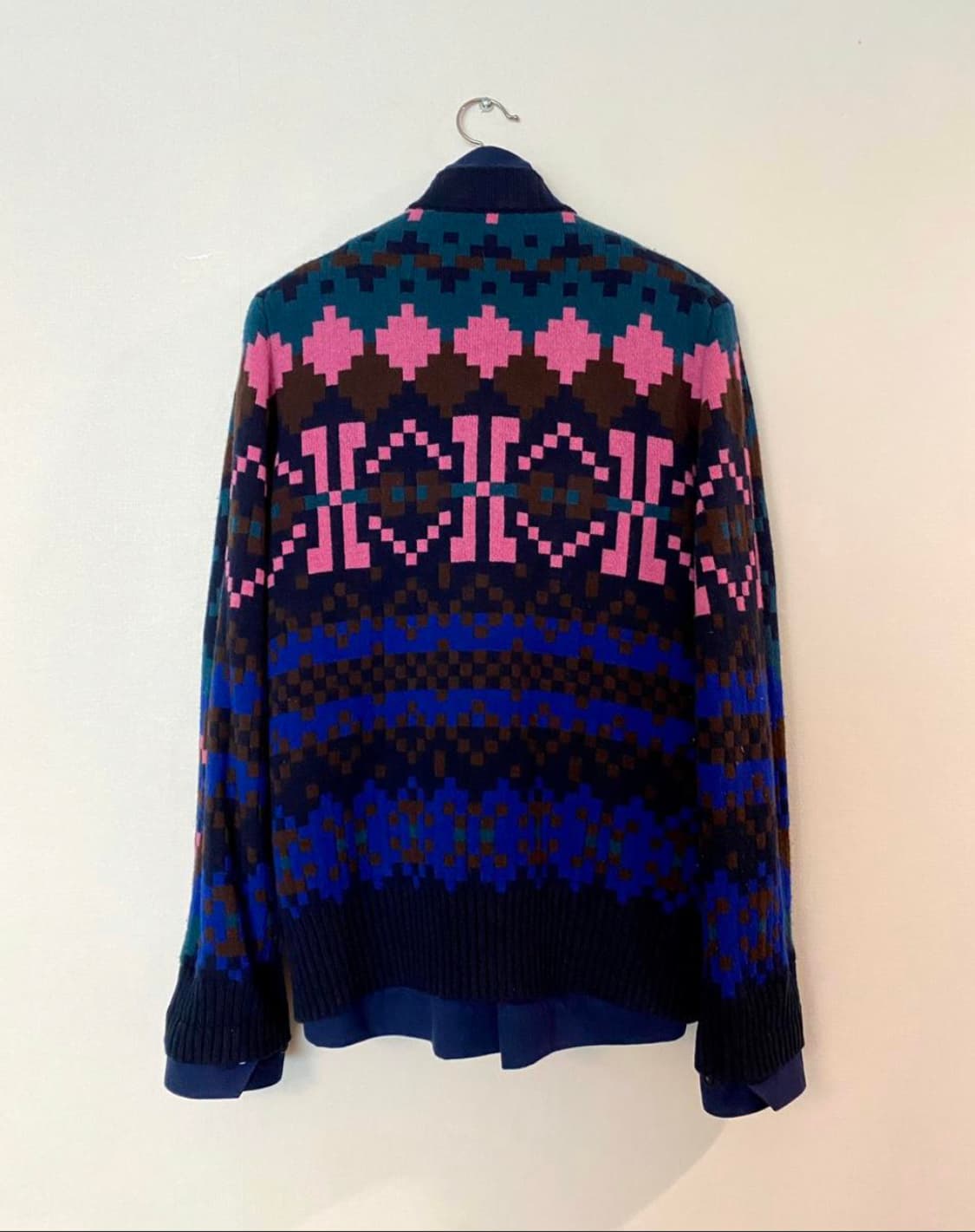 사카이 Sacai 16 F/W 인타르시아 픽셀 울 니트 상품이미지8