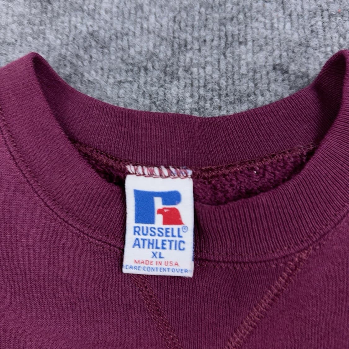 [XL]90s 러셀 애슬레틱 블랭크 크루넥 usa 상품이미지3