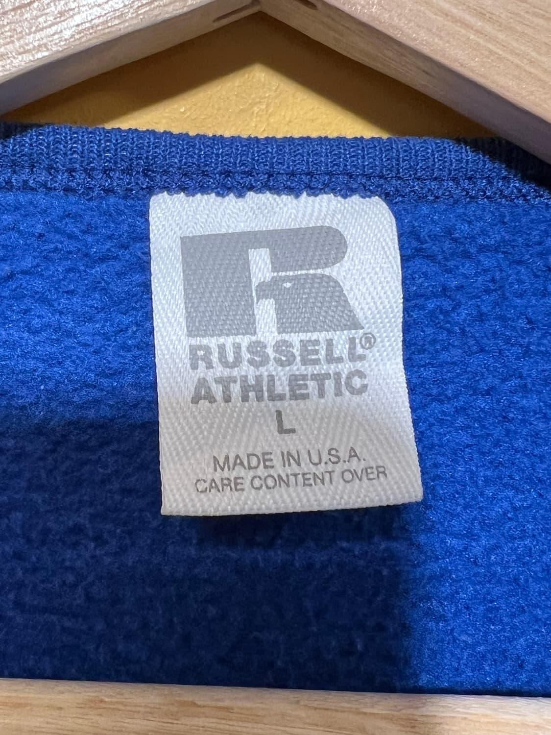 90's [여성L] 러셀 로열 블루 맨투맨 빈티지 스웻셔츠 블랭크 상품이미지7