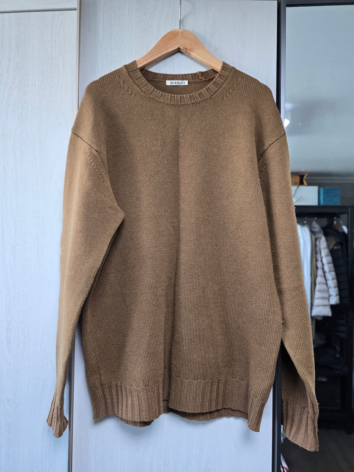 AURALEE  WASHED FRENCH MERINO KNIT 상품이미지2