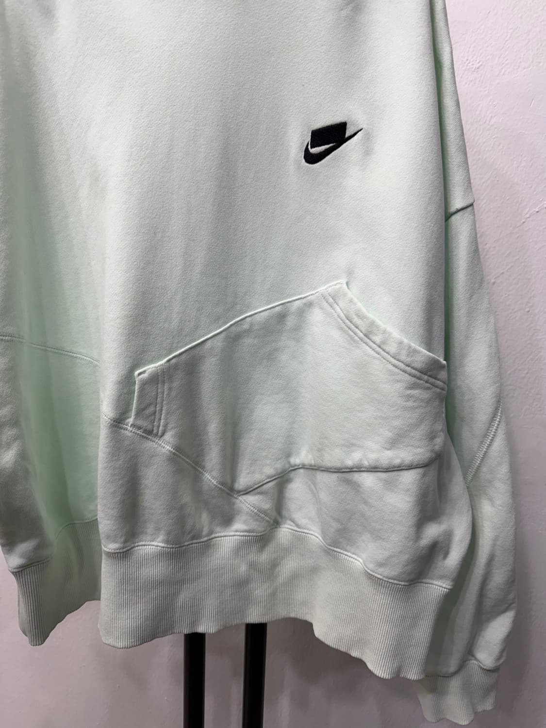 정품) 나이키 여성 오버핏 스우시 후드티 S 상품이미지4