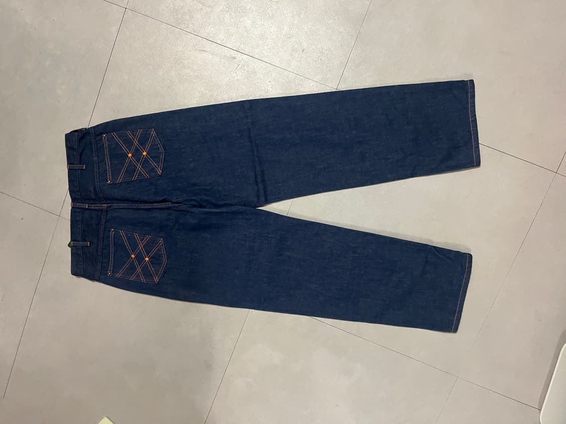 South2 West8 백포켓 스티치 데님 M 새제품 상품이미지2