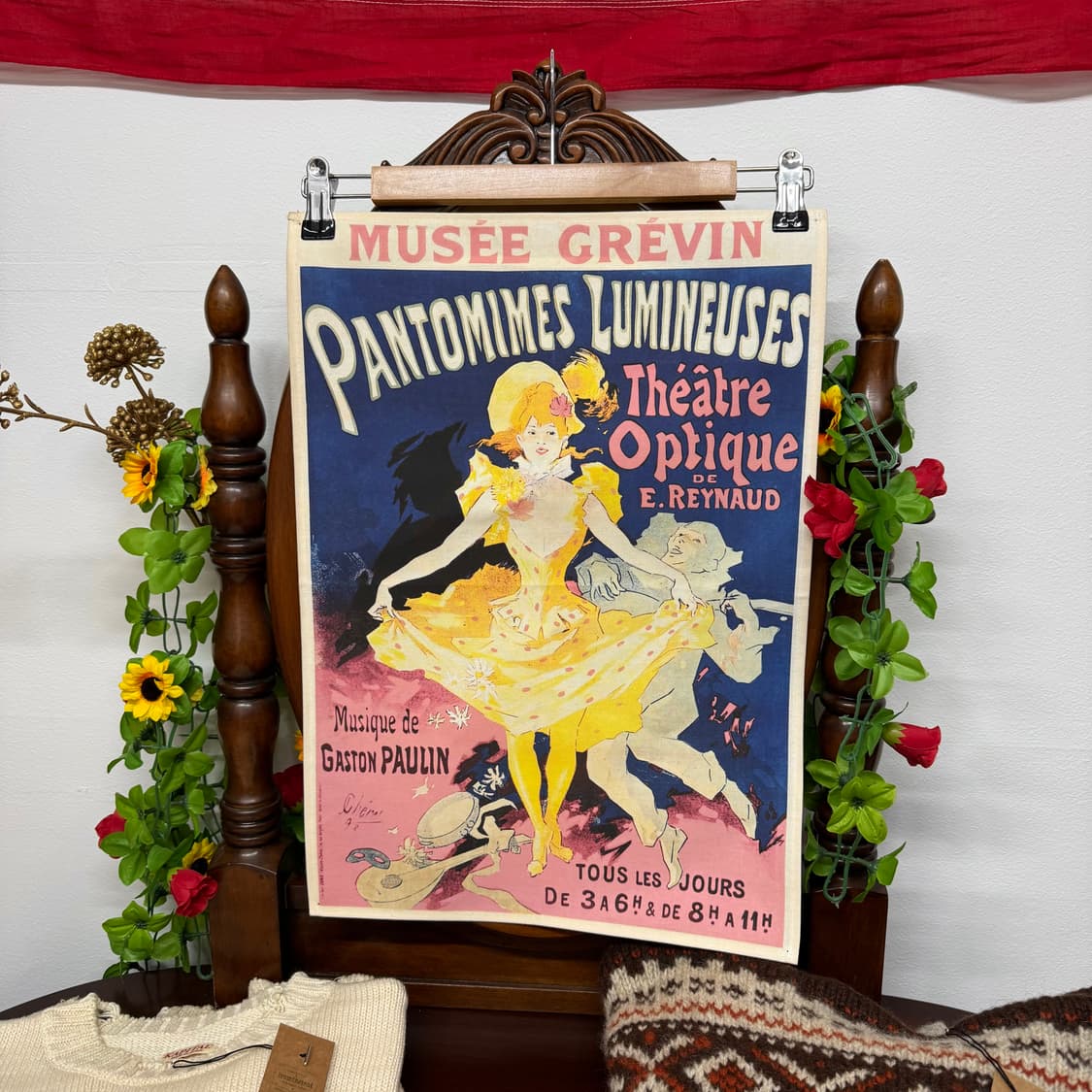 빈티지 패브릭 포스터 인테리어 소품   상품이미지1