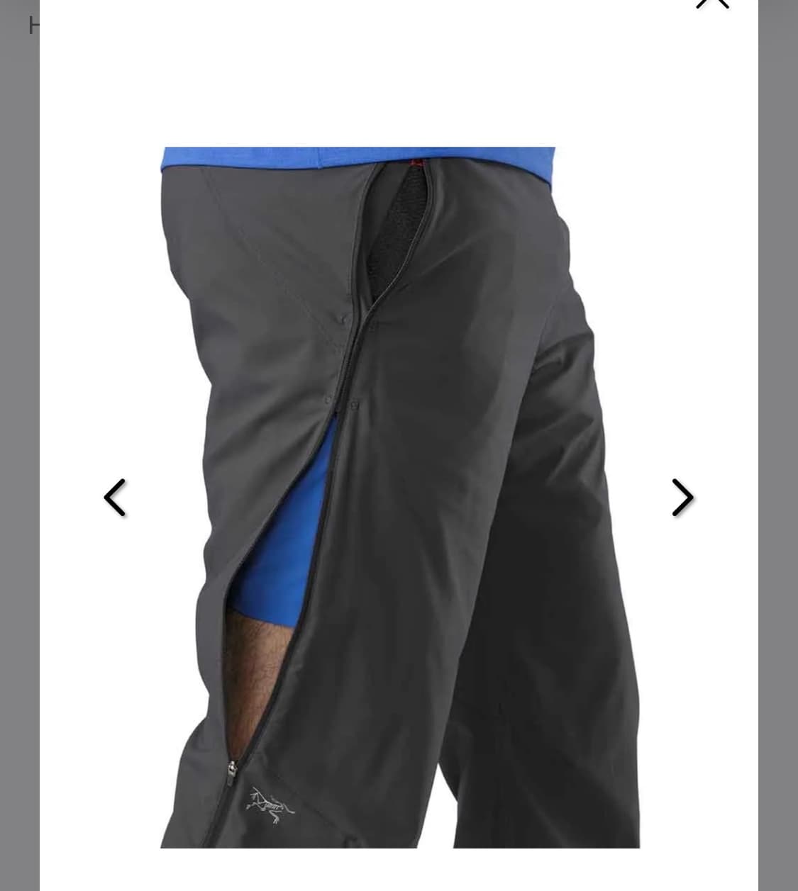 [M] 아크테릭스 스트라디움 팬츠 남성 M 블랙 상품이미지8