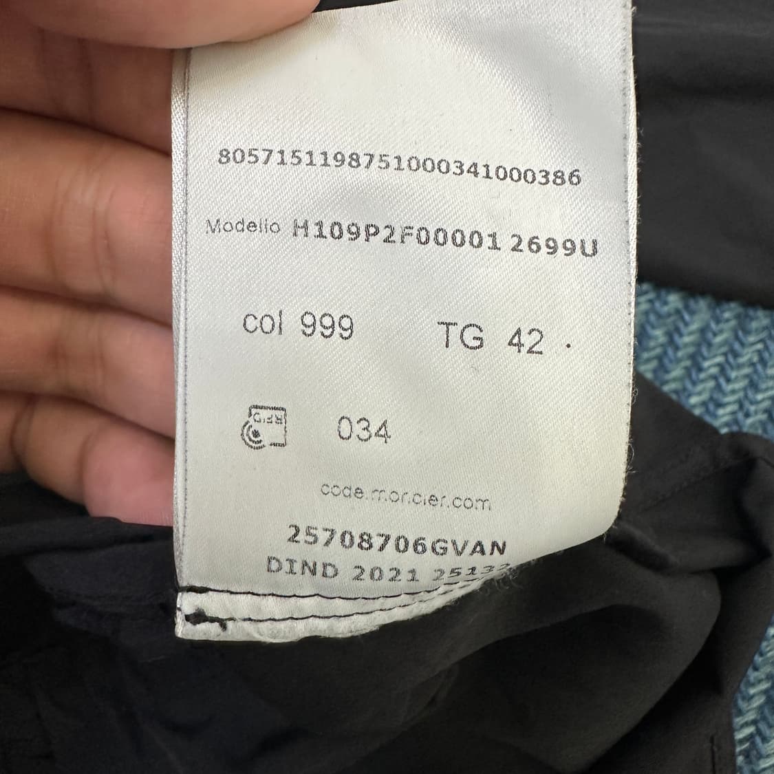 [여성42] 몽클레어 스트링 카라 셔츠 상품이미지8