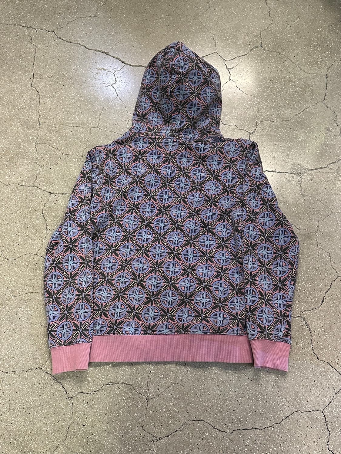 STUSSY 스투시 연보라패턴 후드티 상품이미지5