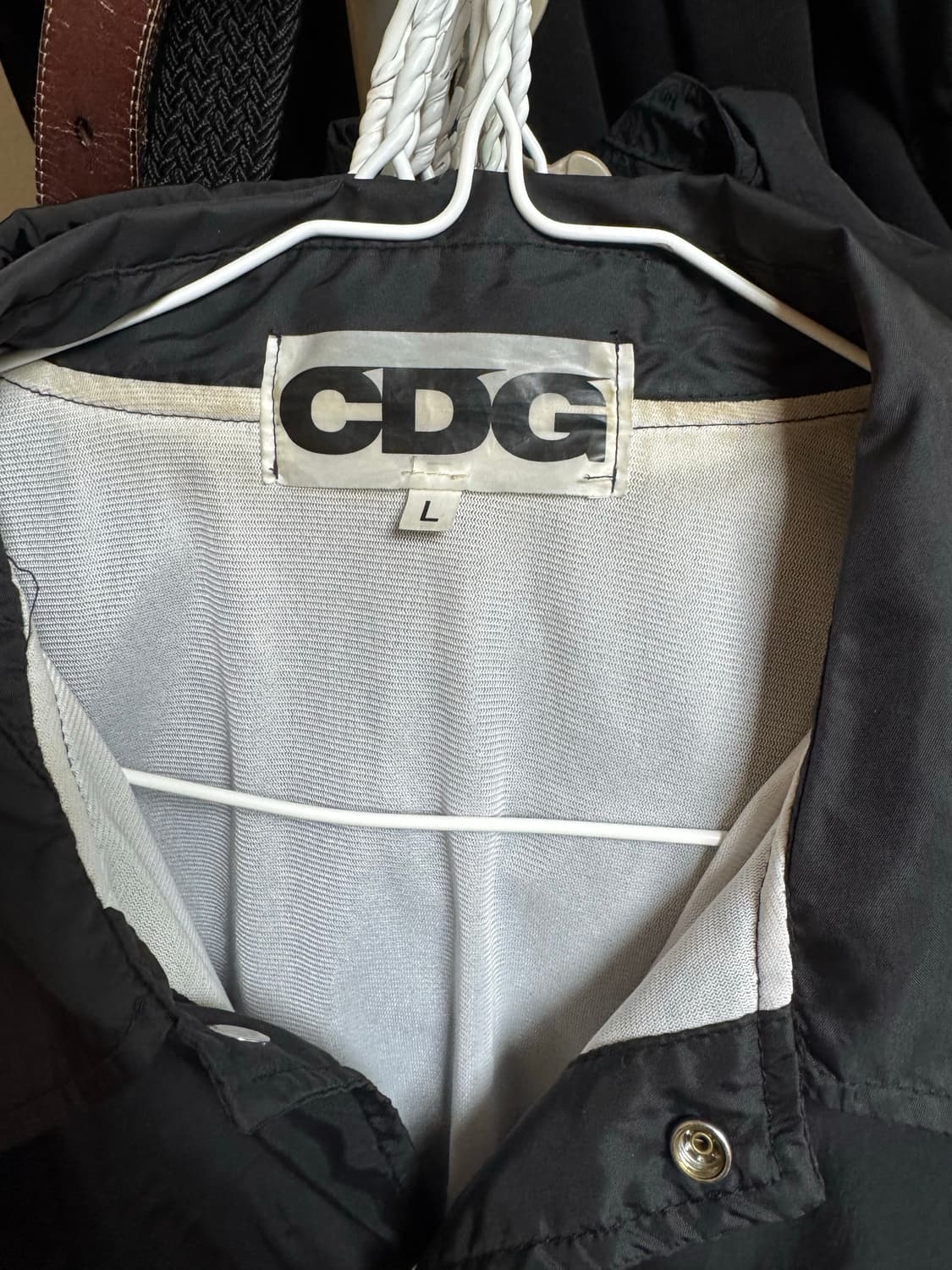 꼼데가르송 CDG 블랙 코치 자켓 상품이미지3