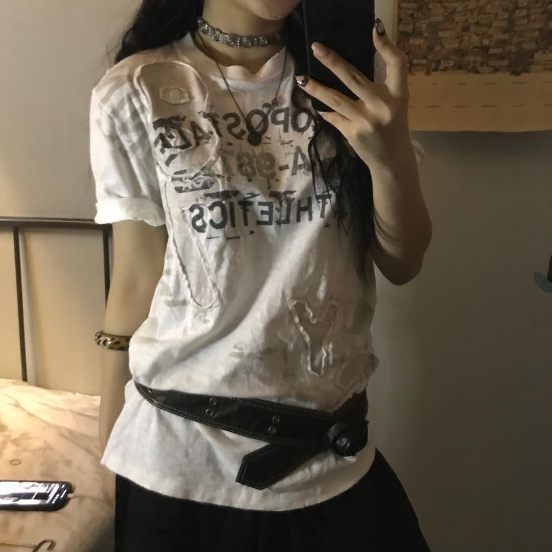 Aeropostale 에어로포스테일 빈티지 레터링 티 상품이미지1
