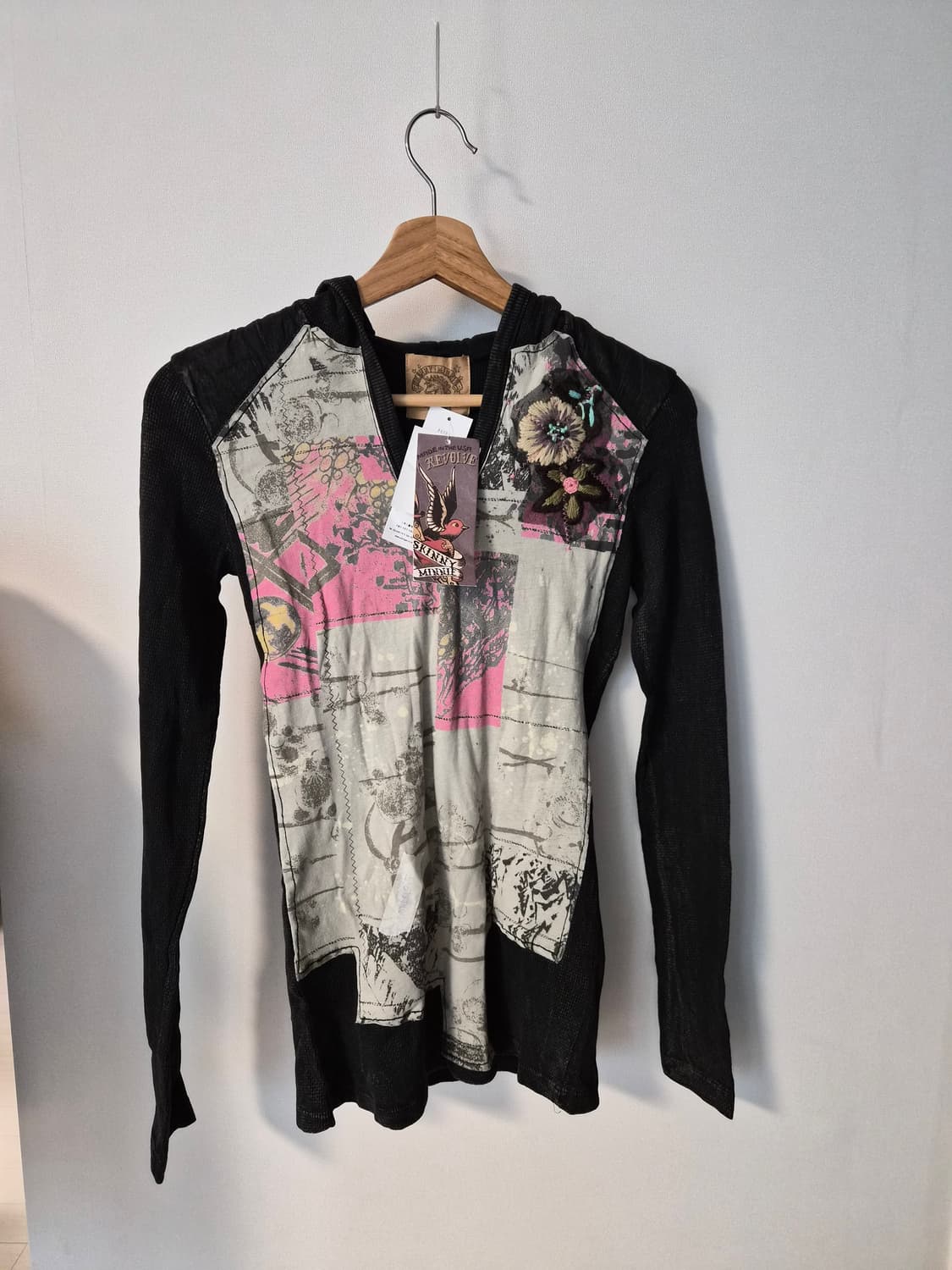 SKINNY MINNIE floral hooded long sleeve 상품이미지1