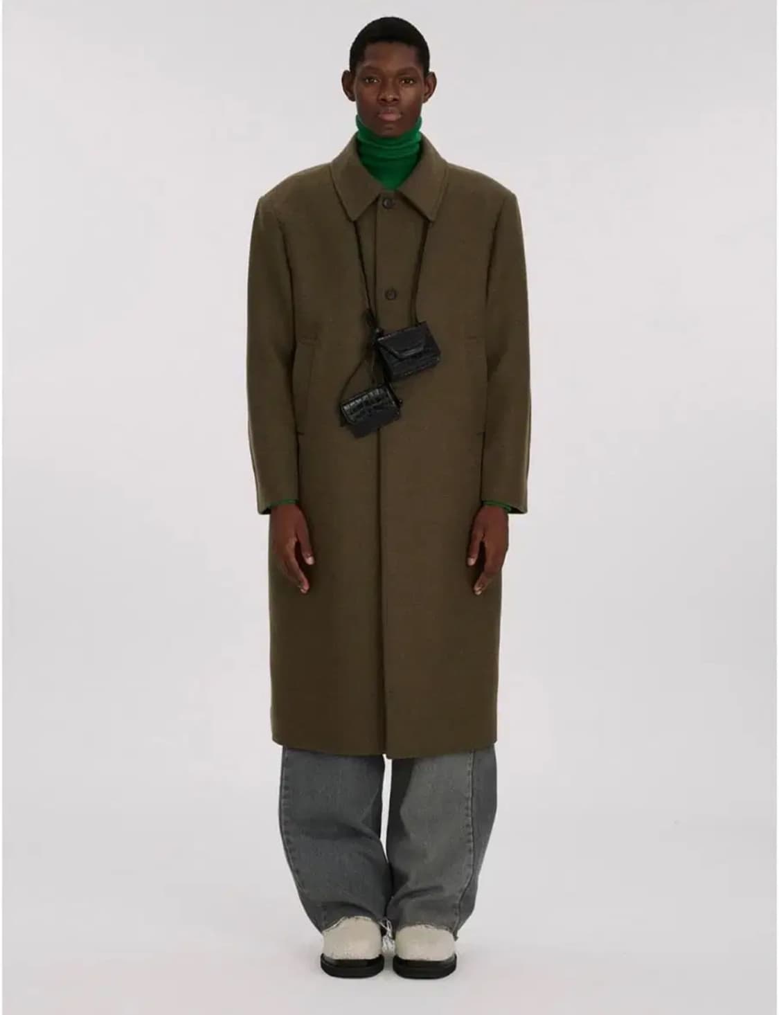 렉토 22fw 하이랜드 울 코트 L 상품이미지6