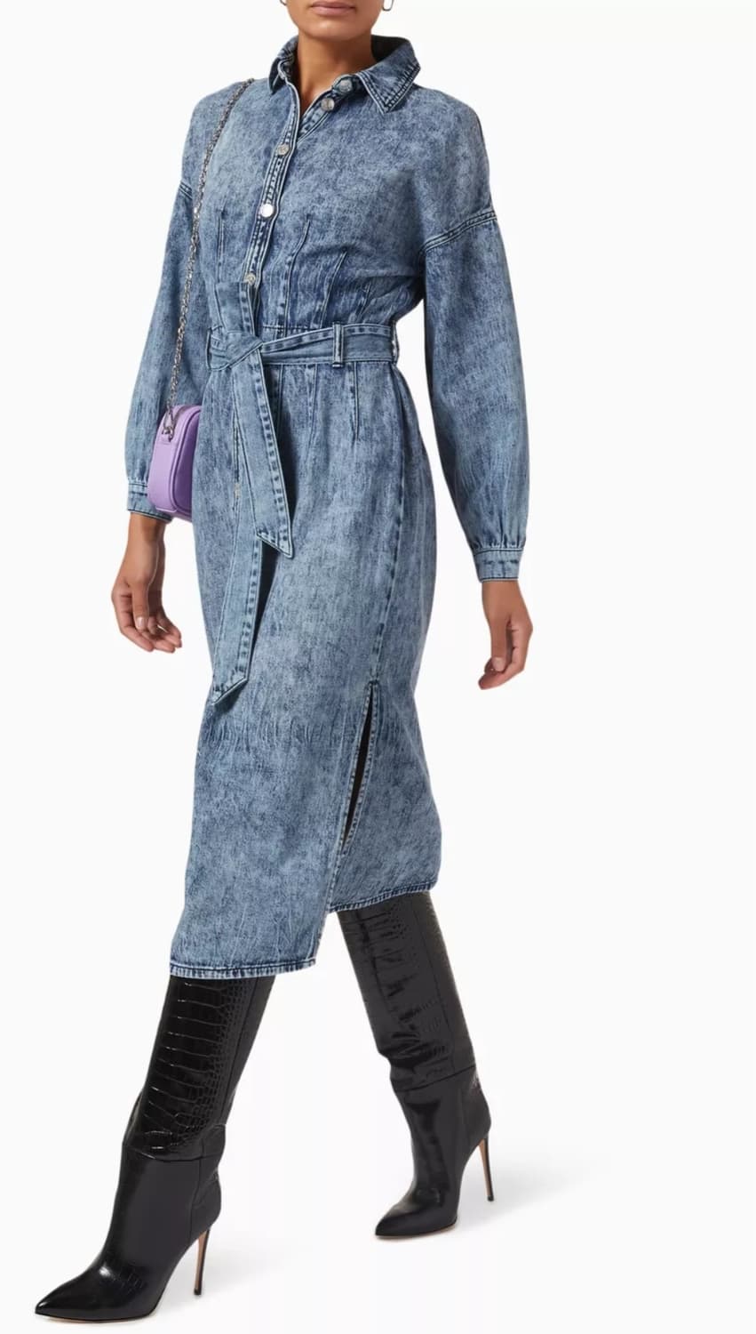 정품) 아르마니 익스체인지  데님  롱원피스  상품이미지6