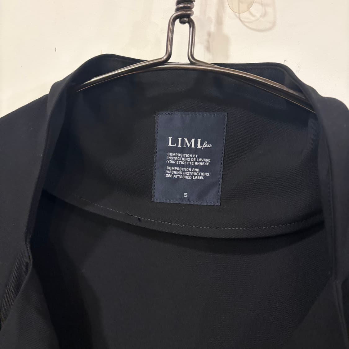 리미 푸 요지야마모토 아방가르드 드레이프 암홀커팅 코트 상품이미지2